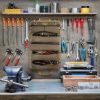 Toolbox, men's and women's rolled up heavy-duty storage bag, storage box for camping utensils and tools.