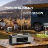 Jump Starter with Air Compressor and Air Pump, 2500A Battery Jump Starter with 150PSI Tire Inflator, Up to 7.5L Gas & 5.0L Diesel Engine