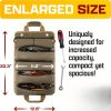 Toolbox, men's and women's rolled up heavy-duty storage bag, storage box for camping utensils and tools.