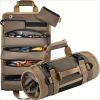 Toolbox, men's and women's rolled up heavy-duty storage bag, storage box for camping utensils and tools.