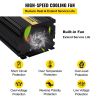 VEVOR Power Inverter, 2000W Modified Sine Wave Inverter, DC 12V to AC 120V Car Converter, with LCD Display, Remote Controller, LED Indicator