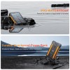 Power Bank Wireless Charger 20000mAh Fast Charging Power Bank for All Mobile Devices, Solar Portable Charger with Dual Flashlights, Carabiner