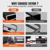 VEVOR Hitch Cargo Carrier, 60 x 24 x 14 in Folding Trailer Hitch Mounted Steel Cargo Basket