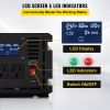 VEVOR Power Inverter, 2000W Modified Sine Wave Inverter, DC 12V to AC 120V Car Converter, with LCD Display, Remote Controller, LED Indicator