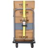 VEVOR Ratchet Tie Down Straps (4PK), 10000 lb Break Strength, Double J Hook Includes 4 Premium 2" x 27' Rachet Tie Downs with Padded Handles