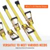 VEVOR Ratchet Tie Down Straps (10PK), 10000 lb Break Strength, Endless Ratchet with 10 Premium 2" x 30' Tie Downs Heavy Duty