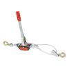 VEVOR Come Along Winch, 2 Ton (4,409 lbs) Pulling Capacity, 12 ft Steel Cable, 2 Hooks, Heavy Duty Ratchet Power Puller Tool with Dual Gears