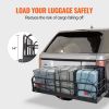 VEVOR Hitch Cargo Carrier, 60 x 24 x 14 in Folding Trailer Hitch Mounted Steel Cargo Basket