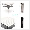 Outdoor Folding Table Lightweight Compact Aluminum Camping Table