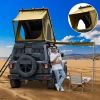 Explorer Plus Rooftop Tent Hardshell with Side Awning, Air Flow Outlet with Bracket, Luggage Racks & Replaceable Netting Rain Curtain