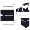 30L Insulated Picnic Basket Cooler Collapsible Food Delivery Storage Bag Grocery Market Basket Heat & Cool Insulation w/ Aluminum Handles