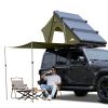 Explorer Plus Rooftop Tent Hardshell with Side Awning, Air Flow Outlet with Bracket, Luggage Racks & Replaceable Netting Rain Curtain