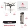 Outdoor Folding Table Lightweight Compact Aluminum Camping Table