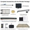 Explorer Plus Rooftop Tent Hardshell with Side Awning, Air Flow Outlet with Bracket, Luggage Racks & Replaceable Netting Rain Curtain